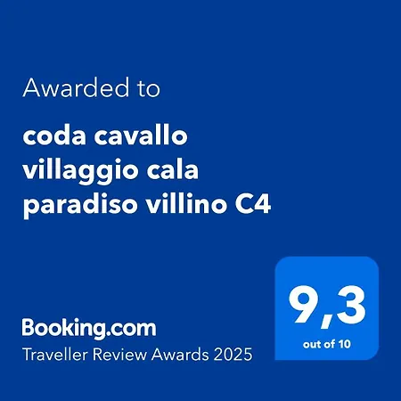度假居 Coda Cavallo Villaggio Cala Paradiso Villino C4 圣特奥多罗